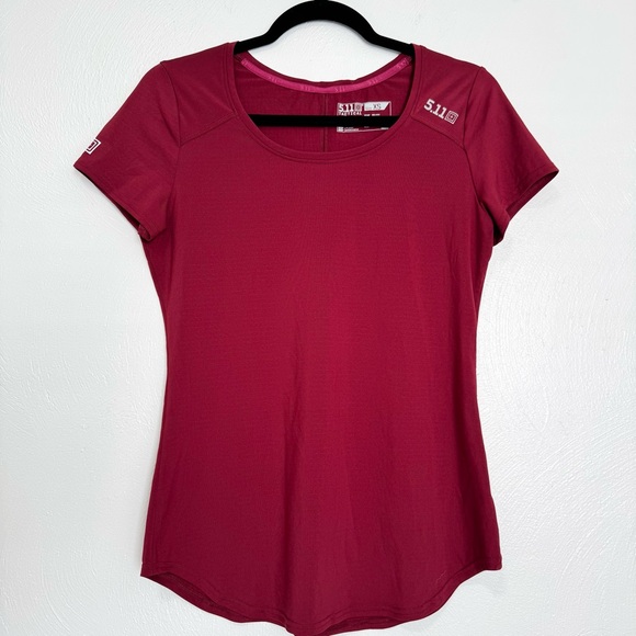 5.11 Tactical Tops - 5.11 Tactical Freya Shirt Women’s XS Red Freedom Flex Performance Active Stretch